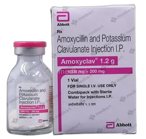 amoxyclav 1.2gm injection 10 ml